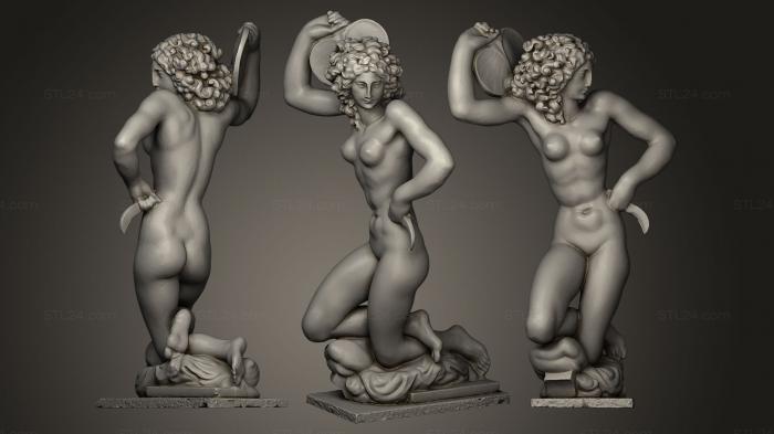 Figurines of girls (Dalilah, STKGL_0078) 3D models for cnc